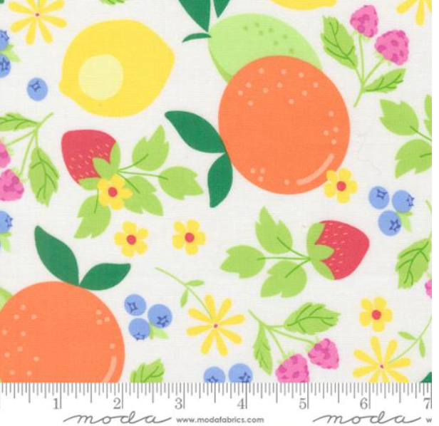 Moda Fruit Salad Corey Yoder 29240-11 off white quilting cotton