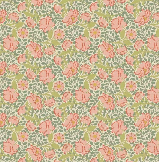 Tilda Songbird Flora Sage 100648 quilting cotton