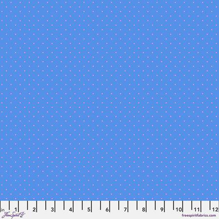 Free Spirit Fabrics True Colors by Tula Pink Tiny Dots Sky