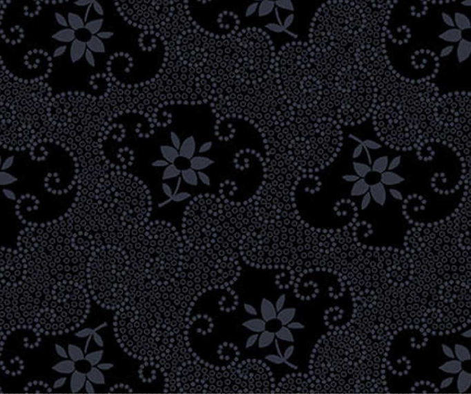 Dark Shadows Black Studio e quilting fabric