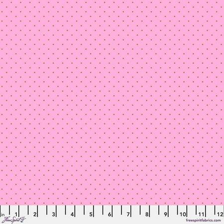 Tula Pink Tiny Dots Candy pink Free Spirit quilting fabric
