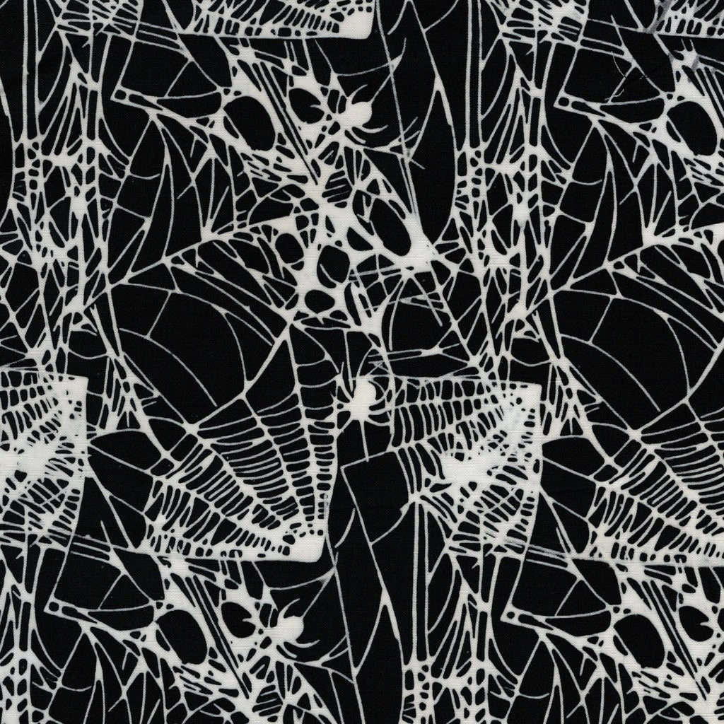 Island Batik - Boo Bash - Jerry Khiev - Spiders and Webs - Black 122551707