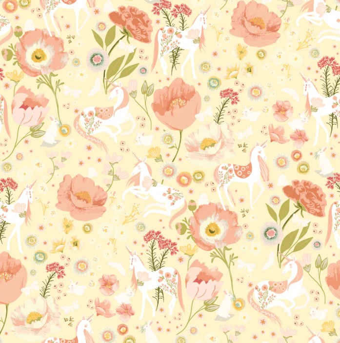 Poppie Cotton Dreamland Sunshine cotton quilting fabric
