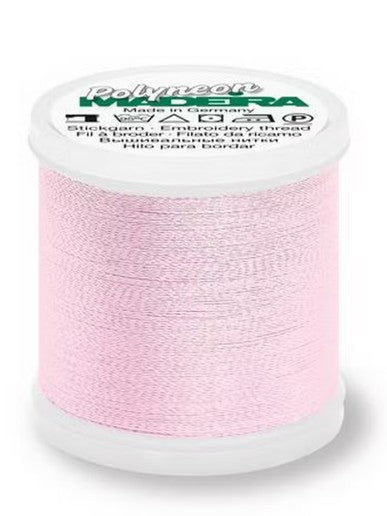 Madeira Polyneon 1816 pink tulip machine thread 40wt 400m polyester