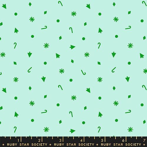 Moda - Ruby Star - Merry Happy - Kimberly Kight - Mint RS3103 18