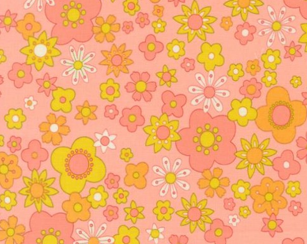 Moda Happy Daze Bubblegum 33841-12 novelty quilting cotton pink