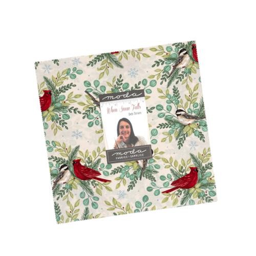Moda When Snow Falls Deb Strain layer cake 42 ten-inch squares Christmas precut