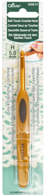 Clover Soft Touch Crochet Hook Size 5.0