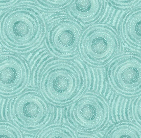 Windham Cats Around Town Zoomies 55002-8 turquoise teal fabric