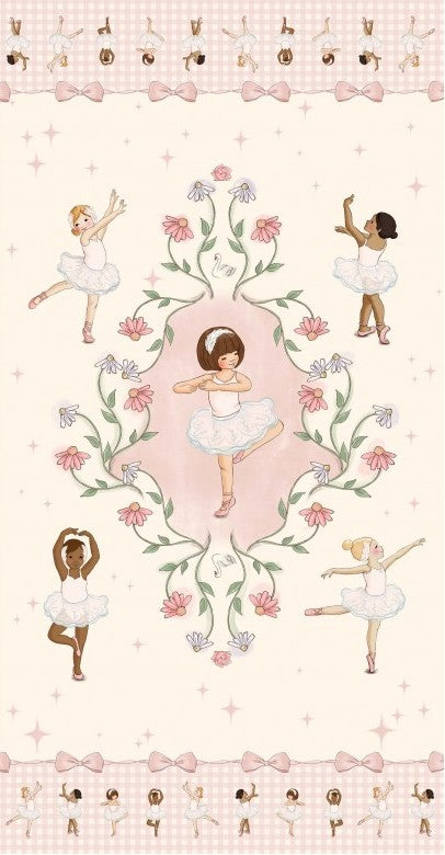 Michael Miller - SWAN LAKE PANEL -24" REPEAT - DDC12597-BLUS-D