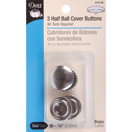Dritz Half-Ball Cover Buttons-Size 36 7/8