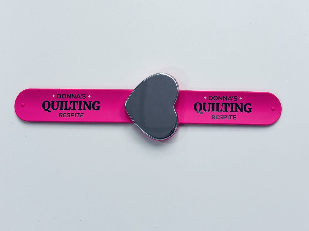 Donna's Quilting Respite magnetic wrist needle pad for quilters
