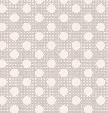 Tilda Medium Dots Light Grey tonal dot cotton quilting fabric
