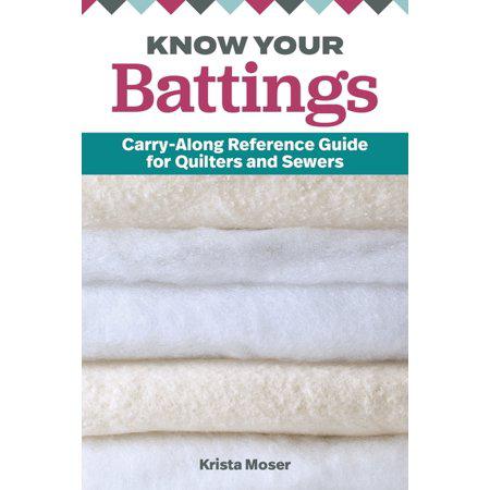 Know Your Battings carry-along reference guide for quilters and sewers