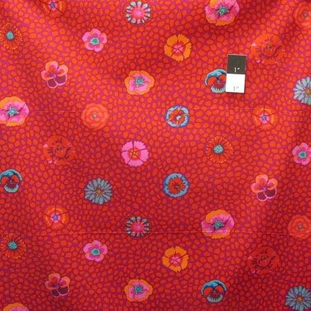 Kaffe Fassett Guinea Flower Red quilting fabric