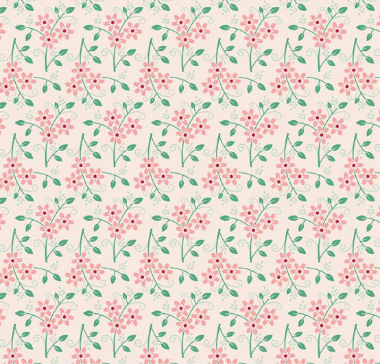 Riley Blake Wide Back Berry and Sage Bouquet Latte Lori Holt 108 inch backing