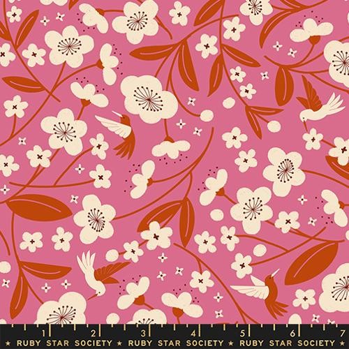 Ruby Star Society - Rashida Coleman Hale - Persimmon - Hibiscus RS1121 11
