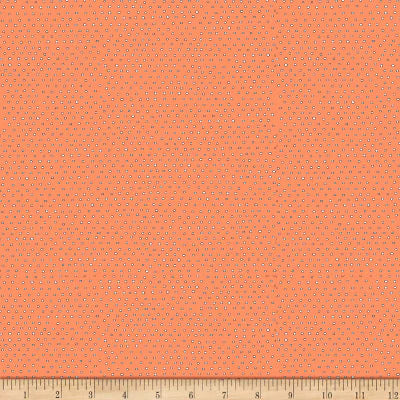 Pixie Square Dot Blender Apricot quilting cotton fabric