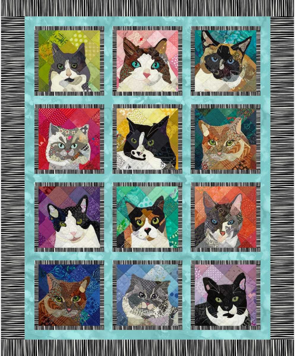 Studio E - Meow Mix - 8962P-678 Multi* 36" Panel