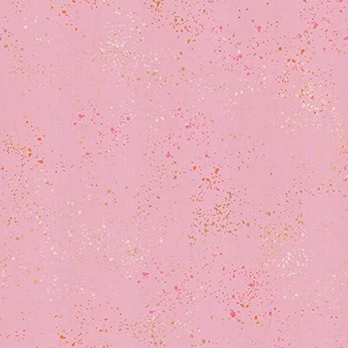 Ruby Star Society Speckled Peony metallic quilting fabric