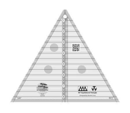 Creative Grids Triangle in a Square quilting ruler notion