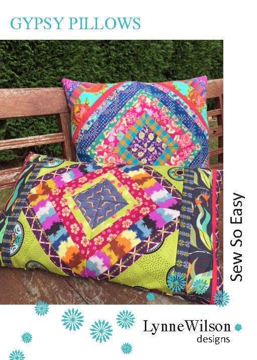 Gypsy Pillows LWD pattern quilting
