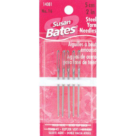 Susan Bates 70773 Steel Yarn Needles 2"