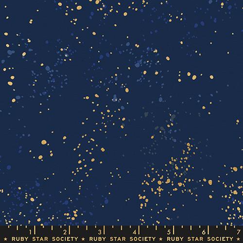 Ruby Star Speckled Canvas Metallic Navy RS1117 105LM canvas