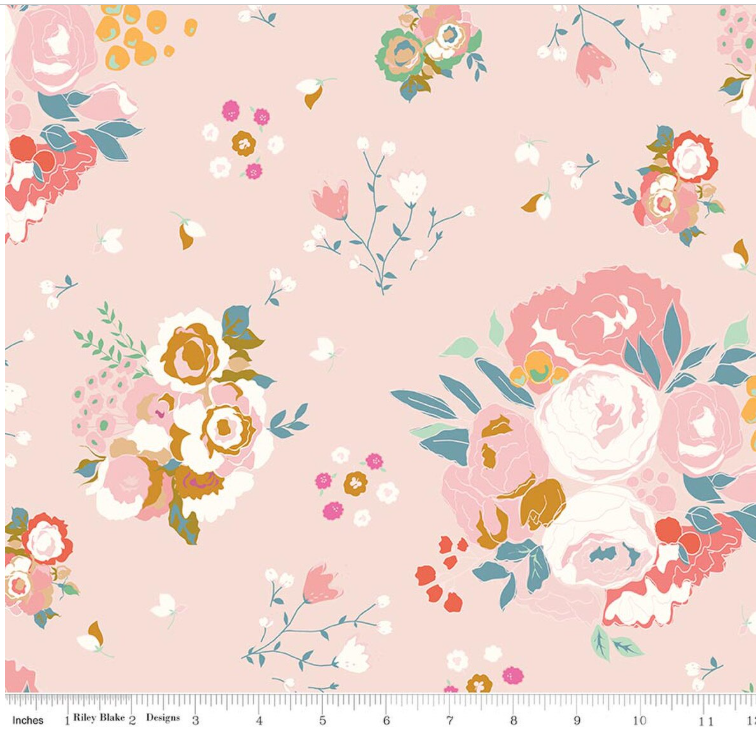 Riley Blake - Minki Kim - Cotton Nook - Main Blush - C17970-BLUSH