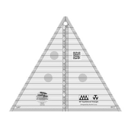 Creative Grids 60 Degree Triangle Ruler