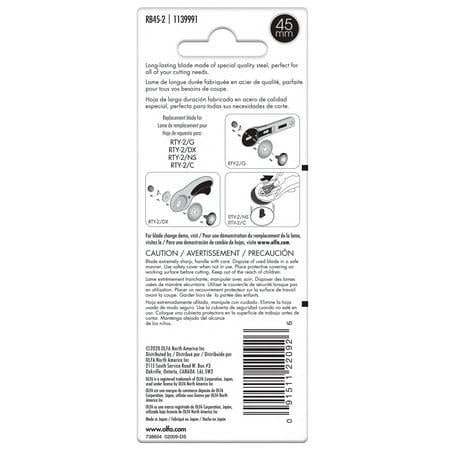 Olfa Endurance Rotary Blade 45mm 2/Pkg