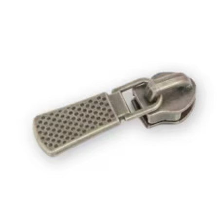 Four 5 Textured Zipper Pulls Antique