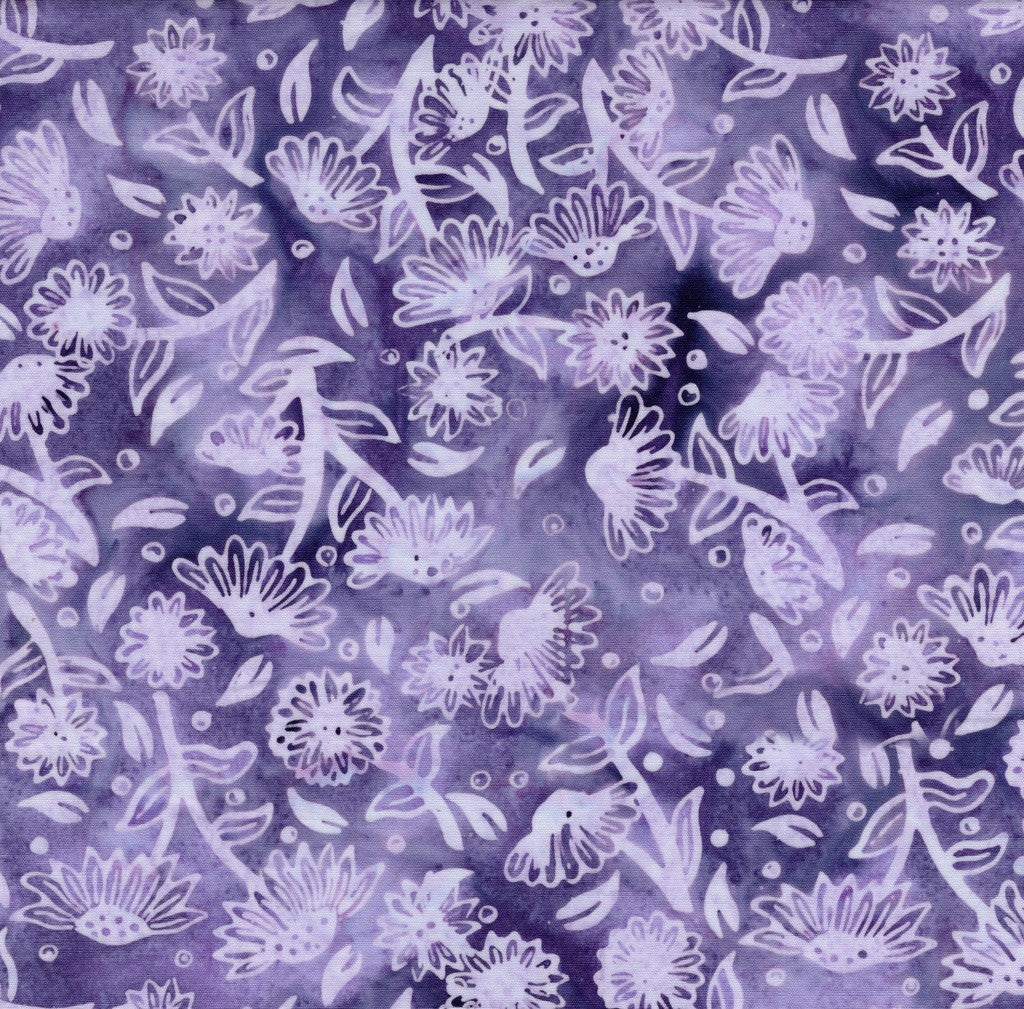 Lumin - Crazy for Daisies - Tossed Daisies Purple Foxglove - Heidi Pridemore, The Whimsical Workshop