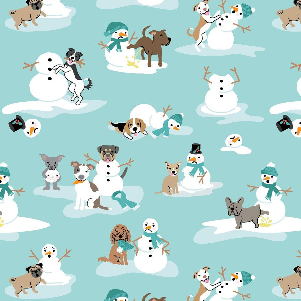 Blank - Winter Waggers - Devon Design Co. - 4765-11 light blue