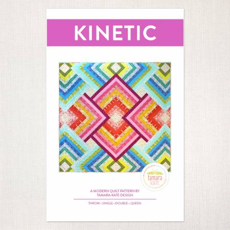 Kinetic Quilt Pattern modern geometric quilting