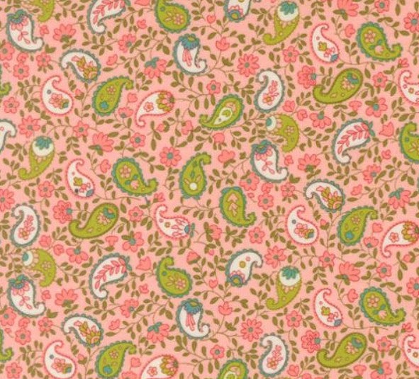 Moda Happy Daze Bubblegum 33845-12 novelty quilting cotton pink