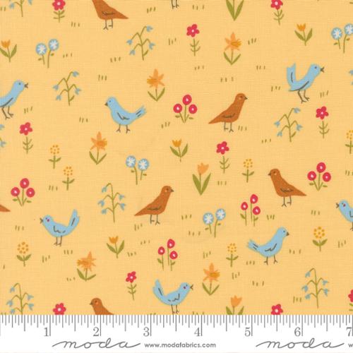 Moda Animal Park Fun Banana 20963 19 multicolor zoo quilting cotton