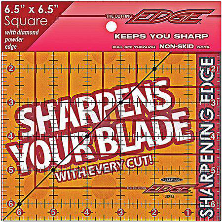 Sullivans Cutting Edge clear ruler 6.5 inch notion