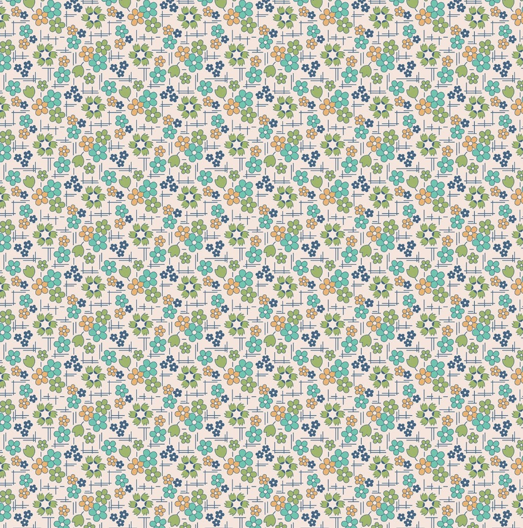 Riley Blake Farmers Daughter Daisy Sea Glass aqua quilting cotton
