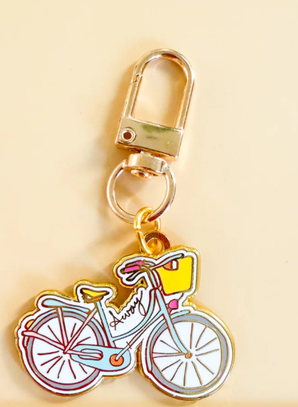 Minki Kim - Bicycle Enamel Charm