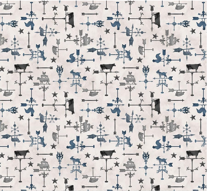 Studio E Farmhouse Fixer Upper Ecru quilting cotton fabric