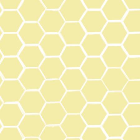 Sunflower Garden Honeycomb Yellow quilting fabric