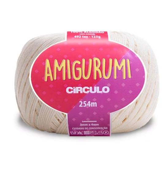 Circulo - Amigurumi - 100% Cotton Yarn - Off White 8176