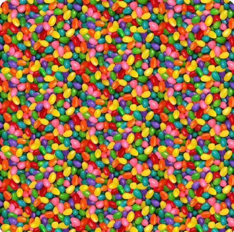 Timeless Treasures - Sweet Treats - Jelly Beans - FUN-CD3397 MULTI