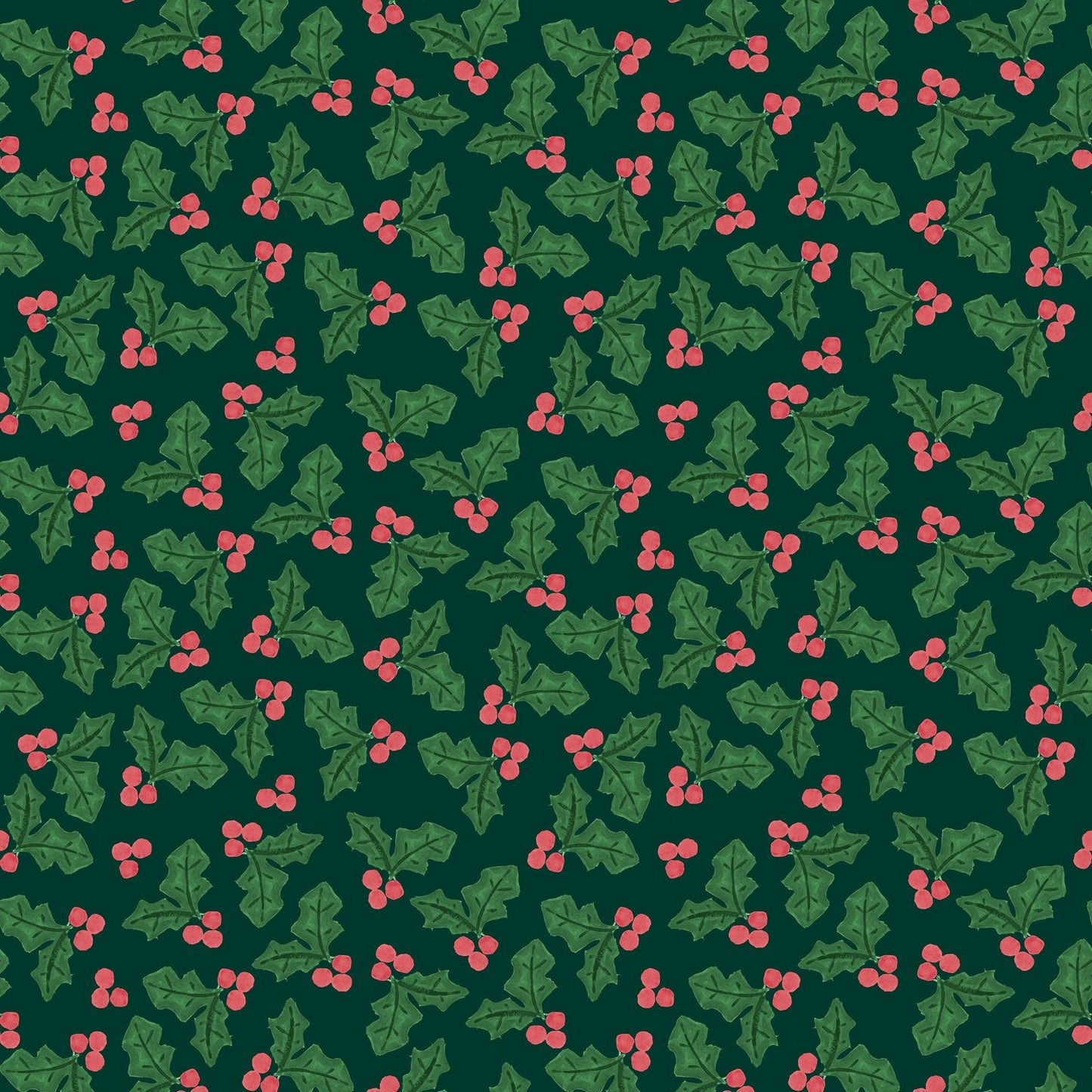 Lewis and Irene - Merry Happy Christmas - Bluebellgray - Holly - Black Forest - BG094