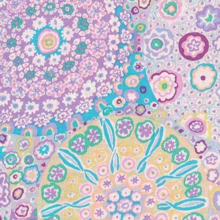 Kaffe Fassett Millefiore Lilac quilting cotton fabric