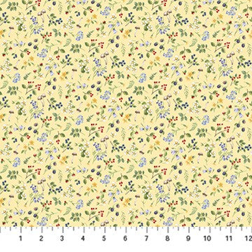 Northcott - Country Mouse - Sm Floral Toss Yellow Multi DP29010-52
