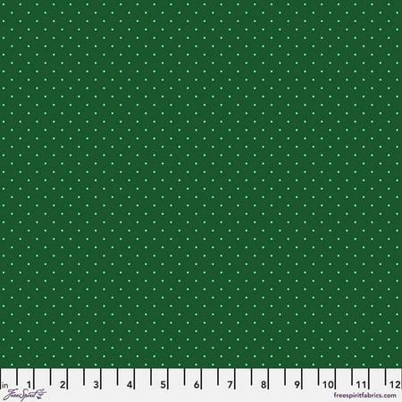 Tula Pink True Colors Tiny Dots Lilypad green Free Spirit quilting fabric