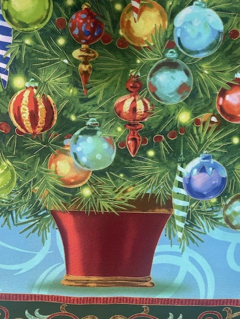 Timeless Treasures Holiday Treasures classic Christmas print quilting fabric