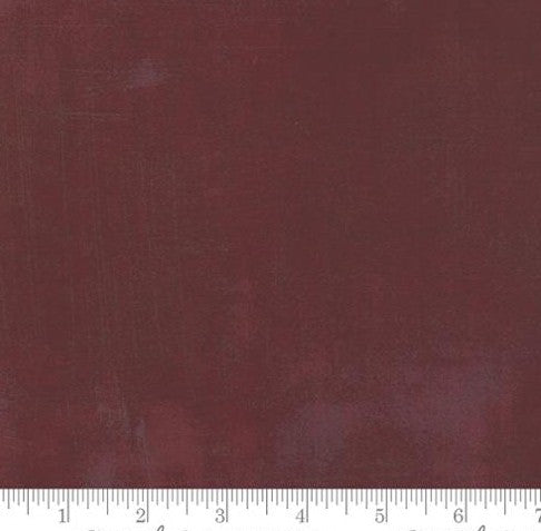108" Grunge - BasicGrey - Burgundy 11108 297 Moda Basics